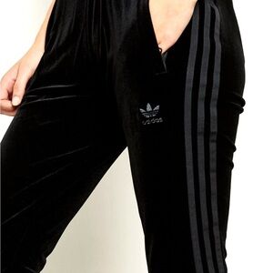 Adidas Women's Black Velvet Joggers